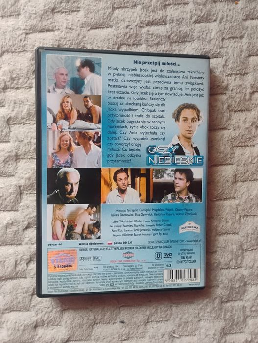 Oczy niebieskie DVD