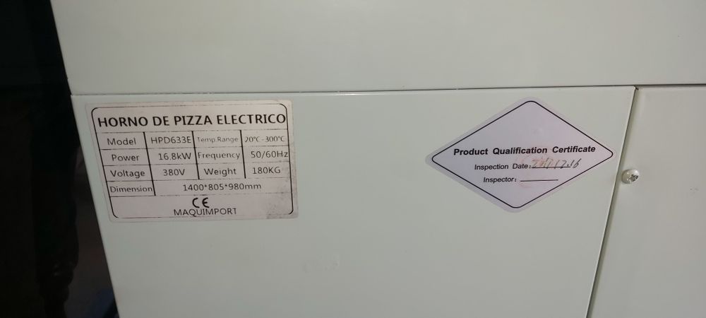 Forno trifásico novo