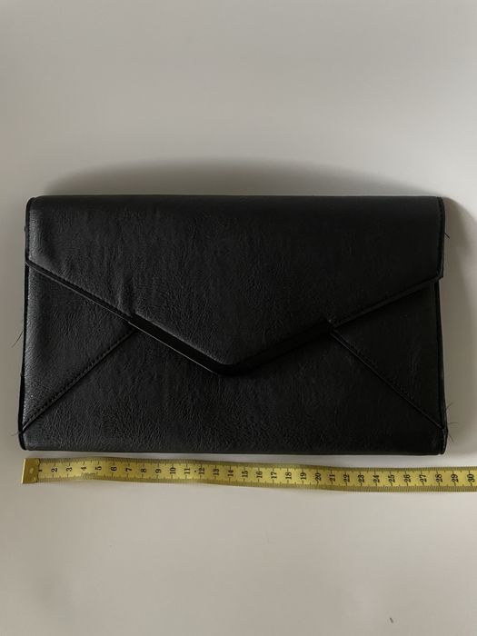 Clutch Preta Estilo Envelope