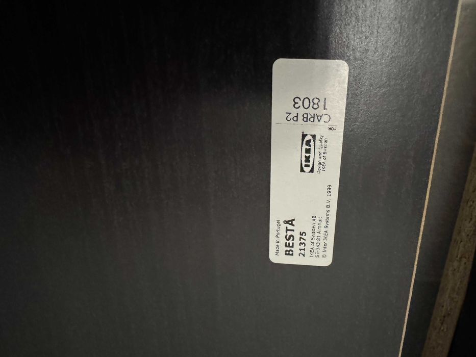 Prateleiras IKEA Besta Preto Castanho