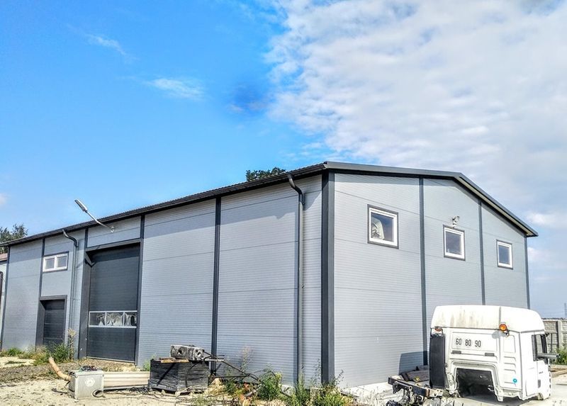 12m x 20m elementy Konstrukcji stalowa magazynu hali wiaty budynek