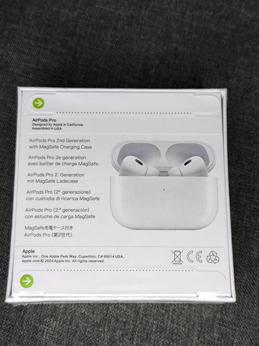 Навушники AirPods Pro 2 Топовий Звук. Активне Шумозаглушення ANC