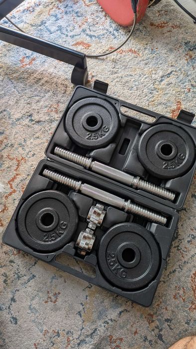 Set Halteres 20KG Ajustáveis