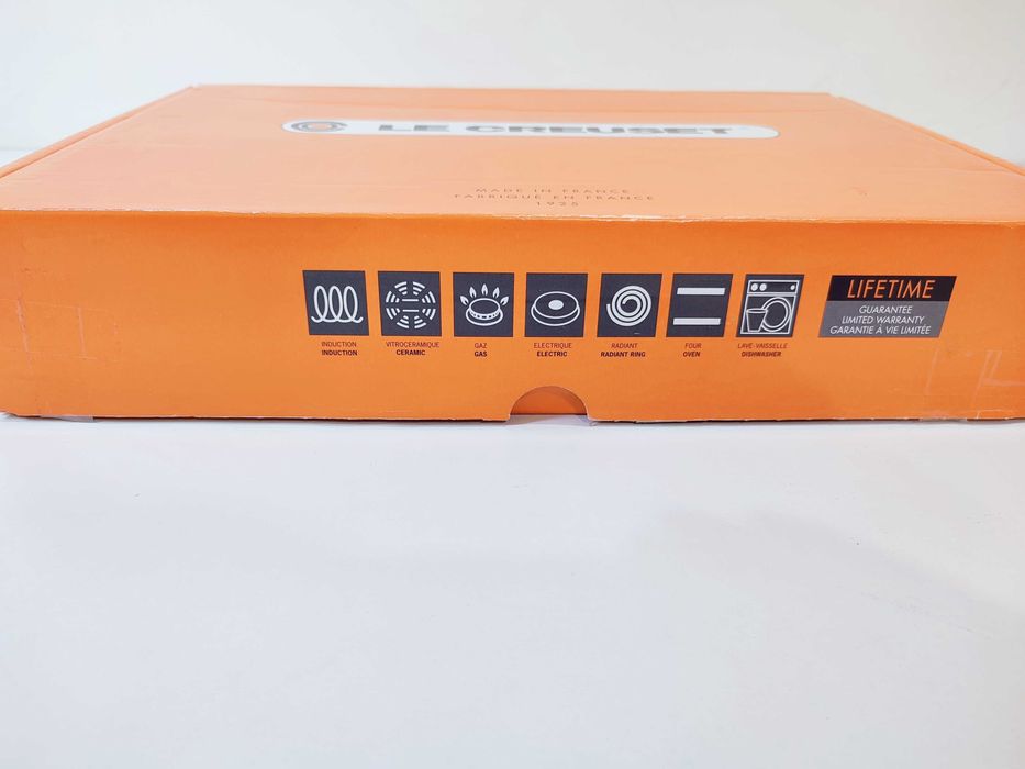 Patelnia grillowa Le Creuset 33 X 22 cm żeliwna lazurowa