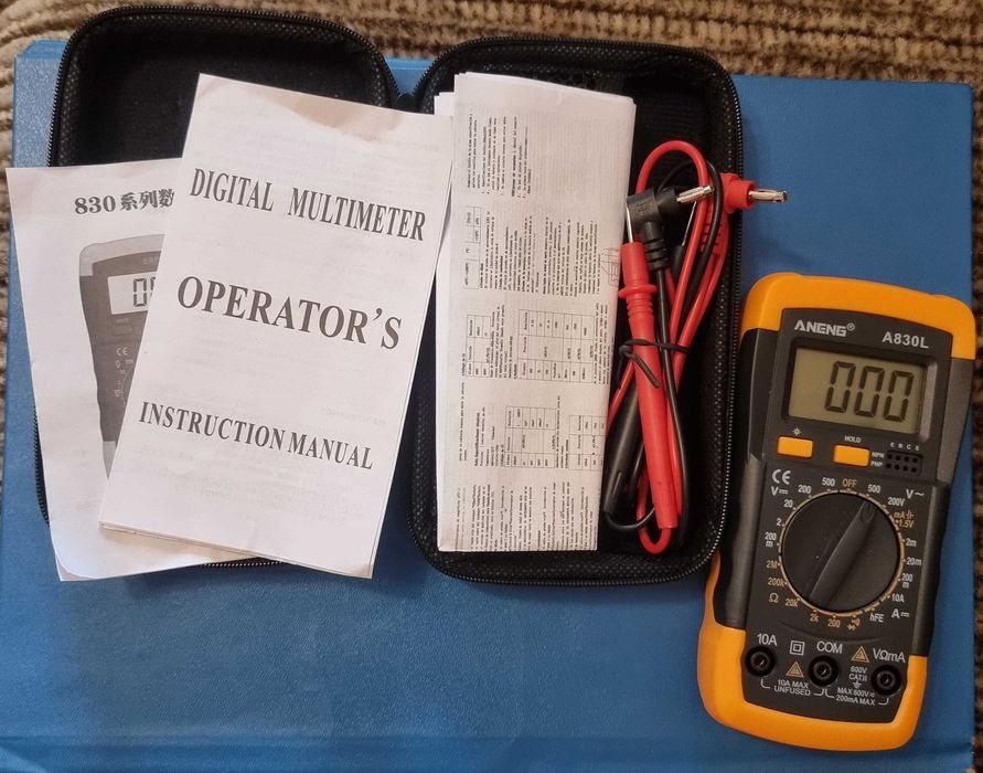 Цифровий мультиметр  Aneng XL830L + кейс для зберігання