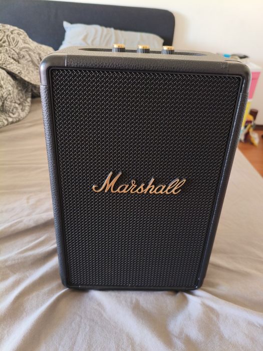 Coluna Bluetooth MARSHALL Tufton Brass (Autonomia: Até 20 horas - Preto)