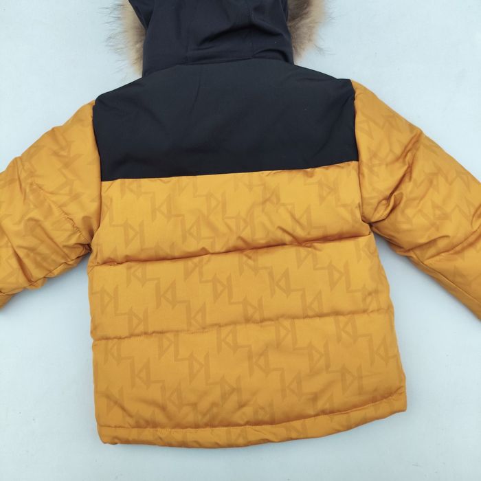 Тепла зимова дитяча куртка для хлопчика 3 4 5 роки на флісі натуральне