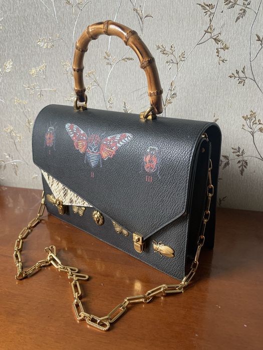 Оригинальная сумка Gucci с бамбуковой ручкой | Люкс качество