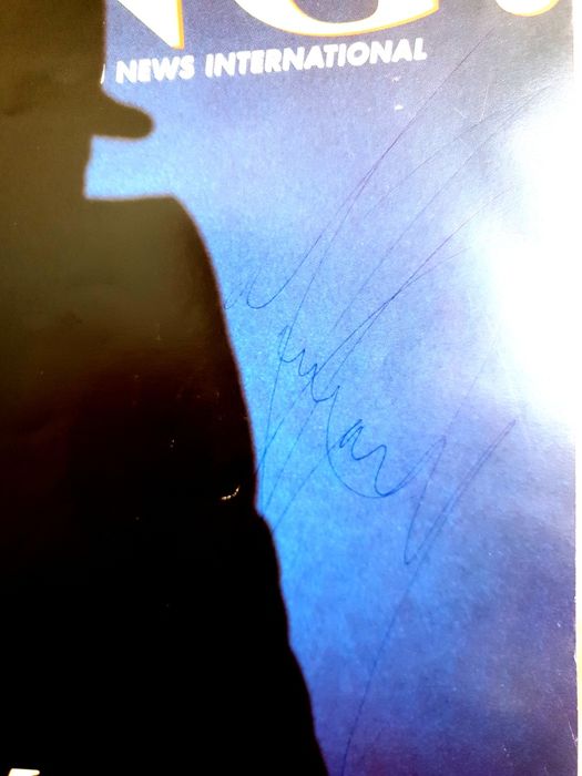 Autograf Oryginalny Michael Jackson - 2 autentyczne podpisy magaz King