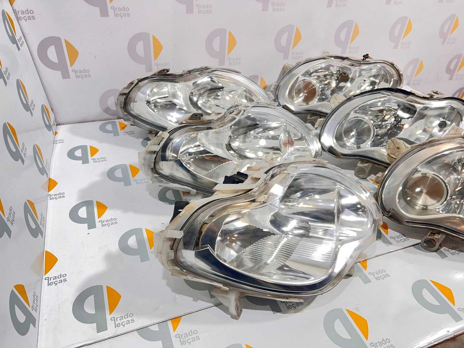 faróis farol optica opticas frente smart fortwo 450 2g