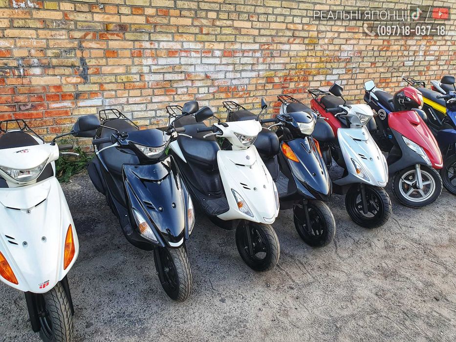 НОВА ПОСТАВКА - скутер з Японії Honda dio 2т gray купить мопеда Киев