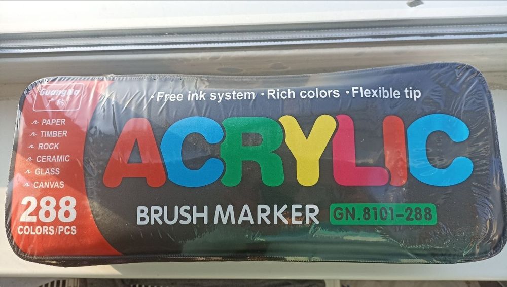 GuangNa акрилові маркери 288  шт