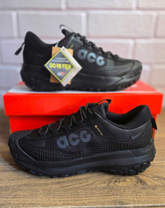 Кросівки Nike ACG Mountain Fly 2 GTX Black Найк осінь зима термо чорні