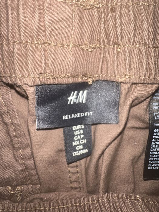 Spodnie męskie bojówki H&M roz.S