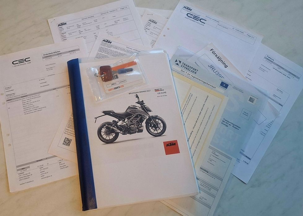 KTM DUKE 125, rok produkcji 2021