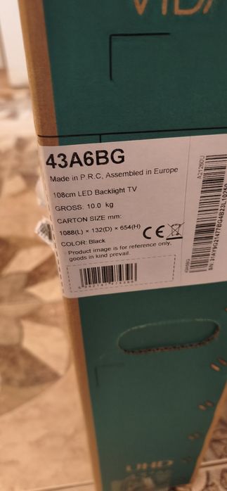 Telewizor hisense43 A6BG