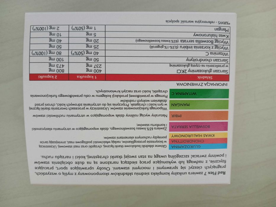 REDFLEX7 zdrowe stawy