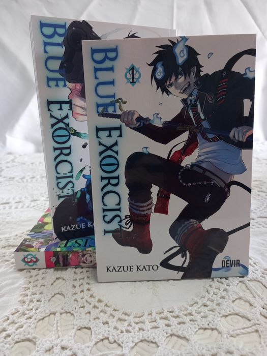 Mangá  "Blue Exorcist" volumes 1-3