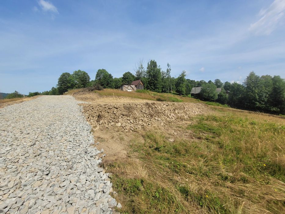 Działka budowlana widokowa ZAWOJA prąd woda studnia. Gotowa do budowy Babia Góra