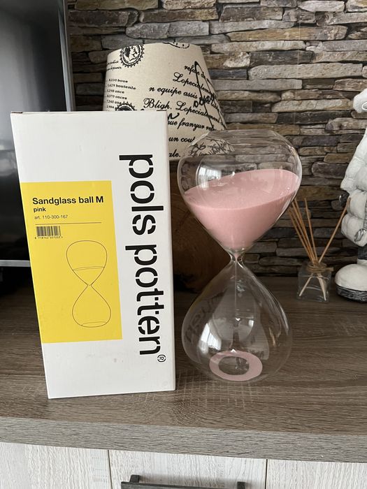 Klepsydra Sandglass Ball M Pink Pols Potten