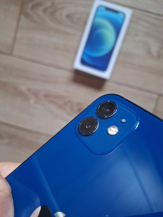 Apple iPhone 12 128GB Niebieski | Face ID | Pudełko + kabel