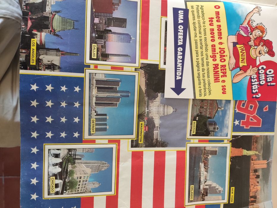 Caderneta de cromos Completa e Excelente estado-Mundial USA 1994
