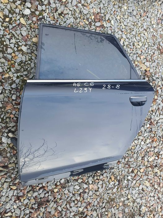 Audi A6 C6 drzwi lewy tył gołe kolor LZ9Y 28-8