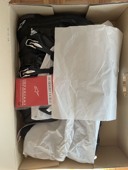 Botas Alpinestars Tech 7 Enduro  45.5 NOVAS, sola enduro