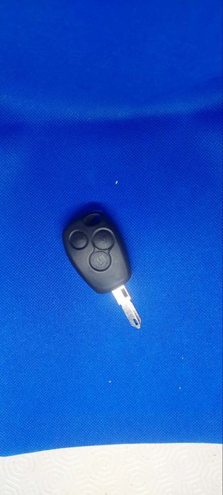 Chave Completa com Chip placa electrónica lâmina pilha para Renault