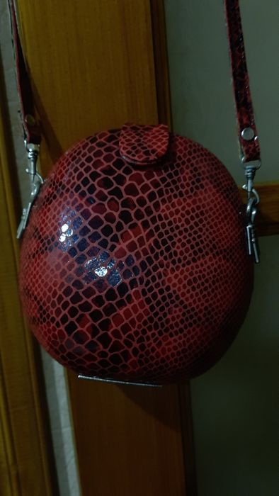 Сумочка клатч кросс-боди натуральная кожа, Египет