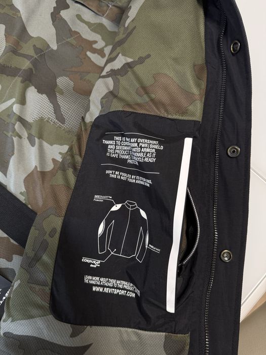 Мотокуртка, сорочка REV’IT! Tracer Dark Blue XL з захистом