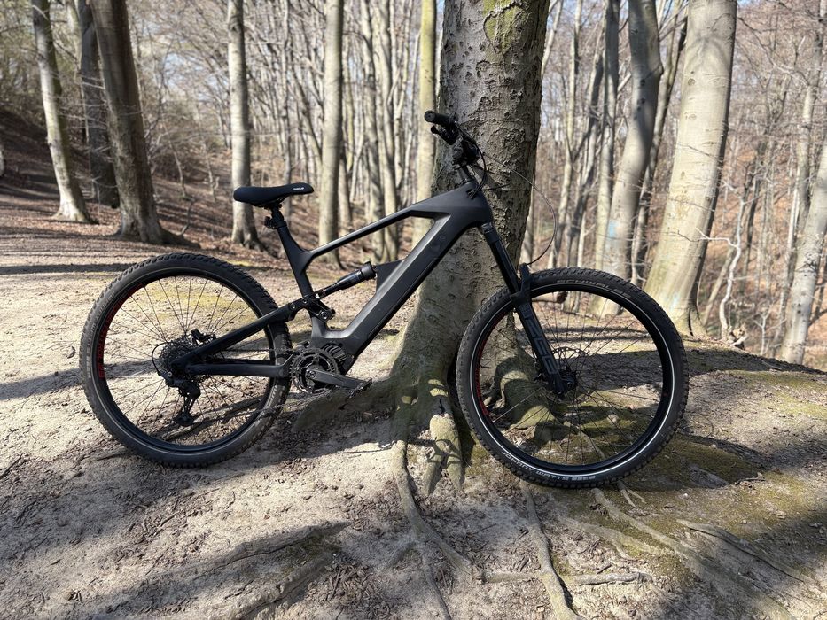 Mocny rower elektryczny enduro bafang m560 duża bateria karbon