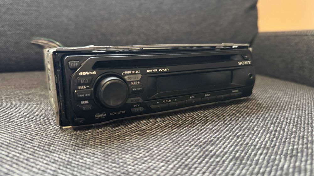 Sony Xplod CDX-GT28 – radio do auta, MP3/WMA, 45Wx4 | SPRAWNE