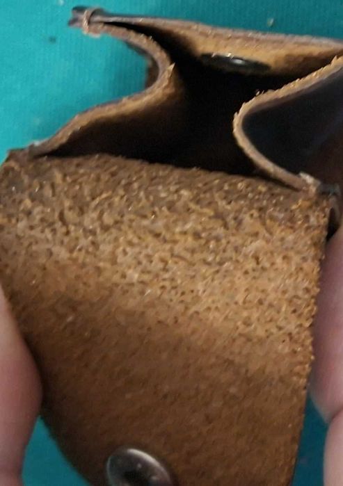 Bolsa vintage em couro, para rolo fotográfico - Japan