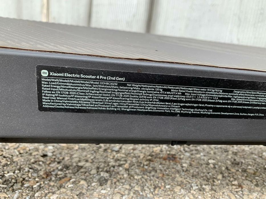 Електросамокат XIAOMI Electric Scooter 4 Pro (2nd Gen)