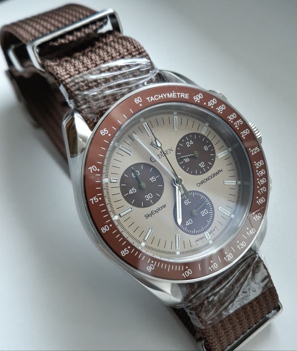 Zegarek Cadisen Speedmaster,Moonswatch, Nowy