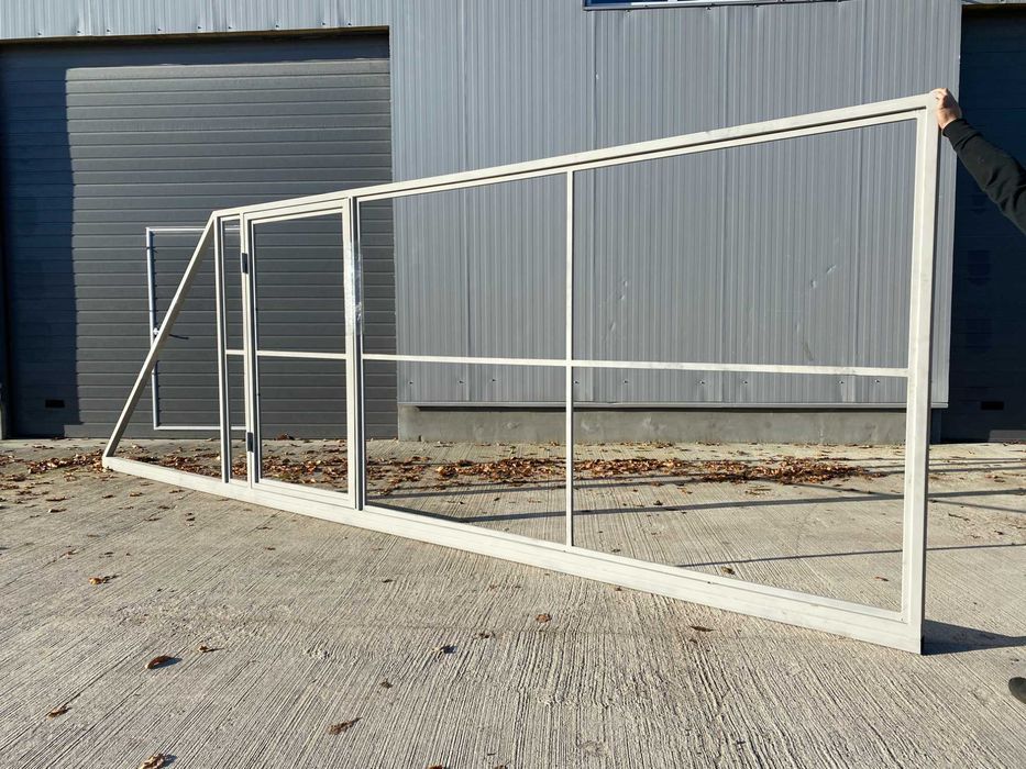 Каркас ворот, Ворота профнастил, Откатные ворота, Фурнитура