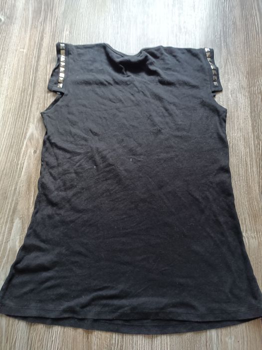 Bluzka damska czarna rozmiar L XL z ćwiekami