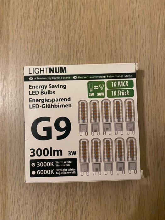 Lâmpadas Led G9 A++