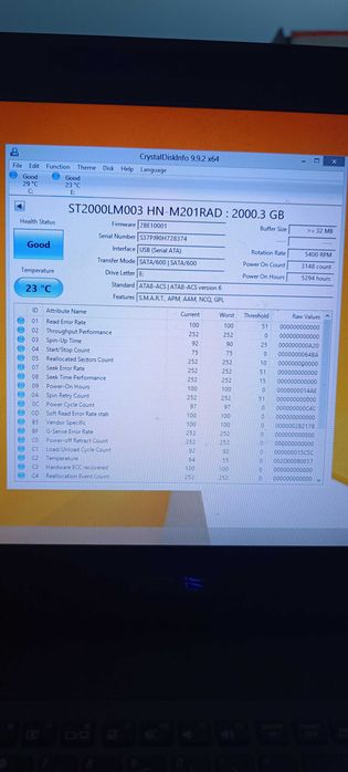 Disco duro 2tb Seagate 2.5 sata
