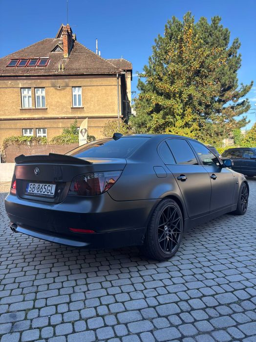 BMW E60 M54B30 231km czarna satyna ppf