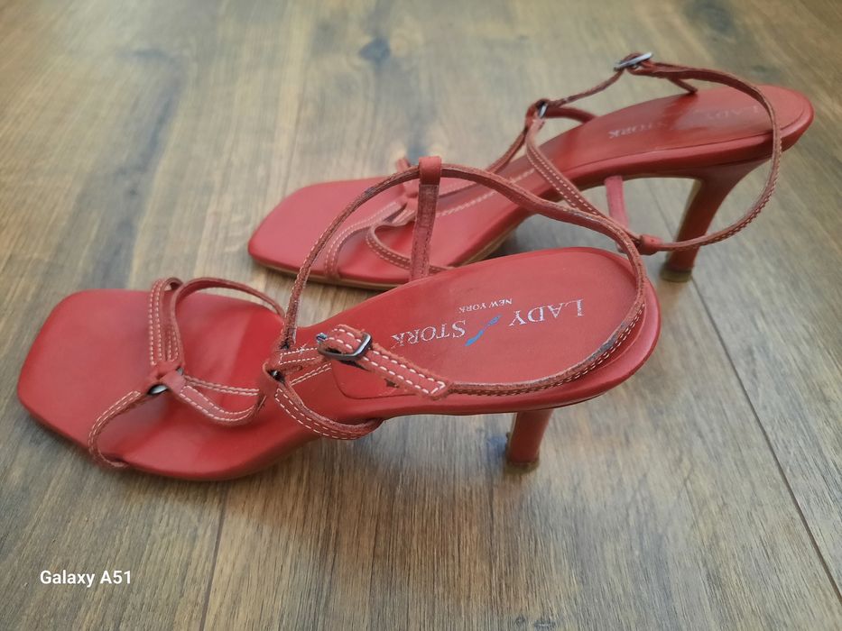 Sapatos de verão salto de 7cm