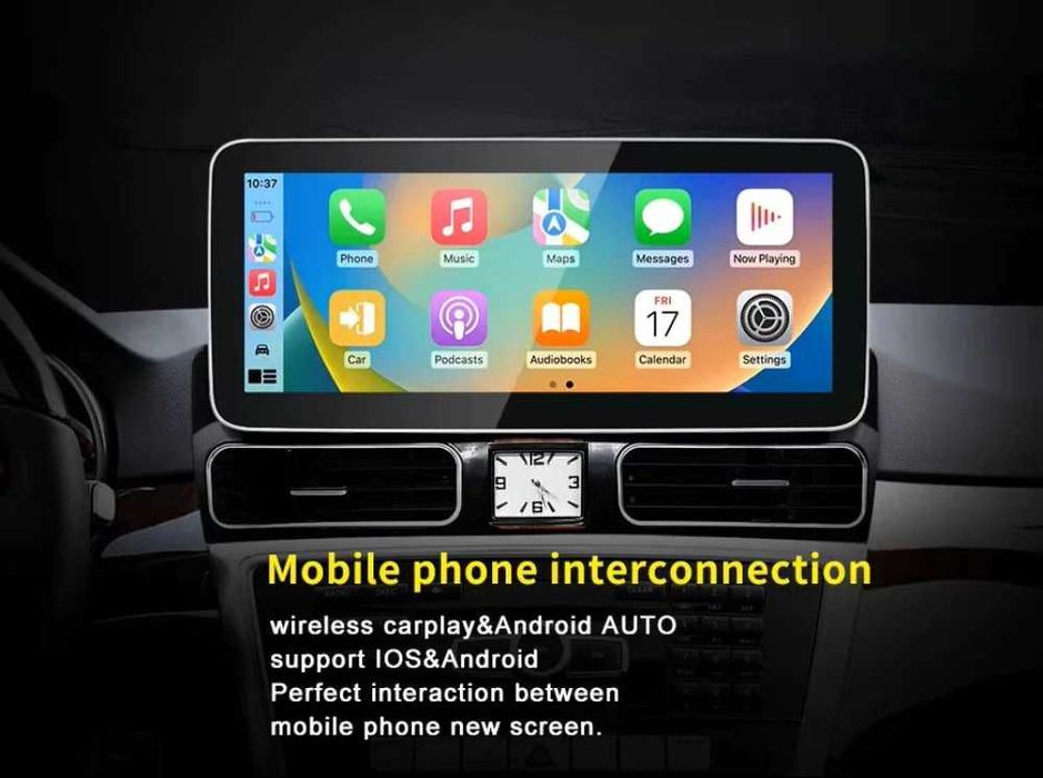 CarPlay Android Auto Radio Android GPS Nawigacja BT WiFi 4G USB MP3 MP4 YouTube Bluetooth Mercedes ML W166 System NTG4.5 Harman Kardon