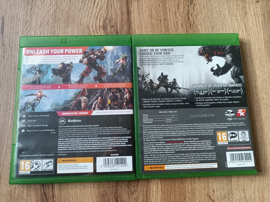 Anthem i Evolve Xbox One