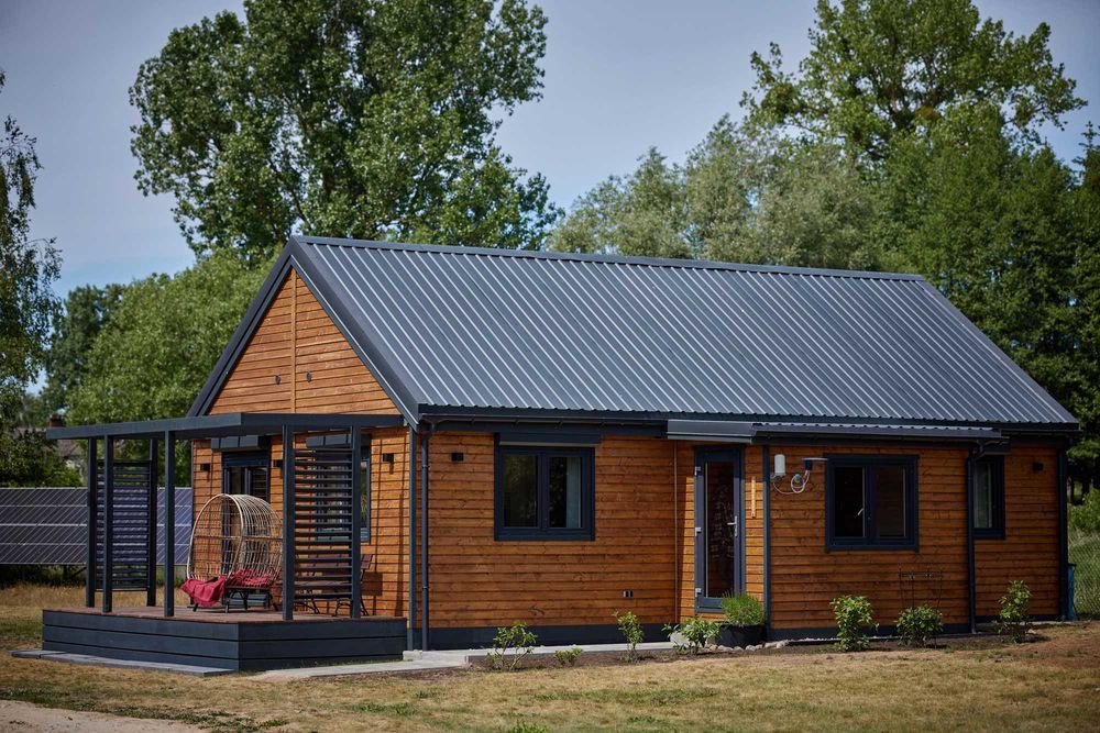 Eco Small House - Dom modułowy 65m2 całoroczny pod klucz,2x33m2, 70m2