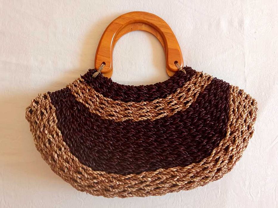 Mala - Bolsa De Corda e Madeira