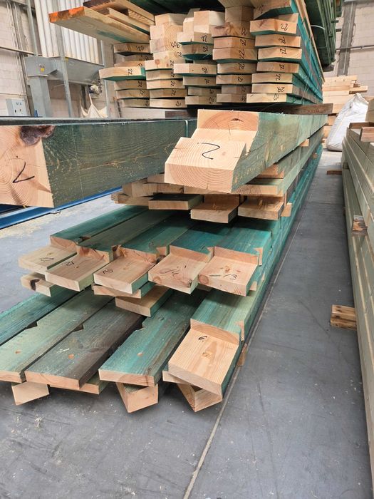 Dachy - Więźba dachowa CNC - C24 Drewno KVH, tartaczne, suszone