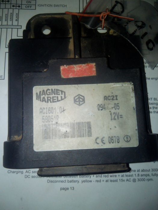 Piaggio ACI601.01 58051R ecu+chip