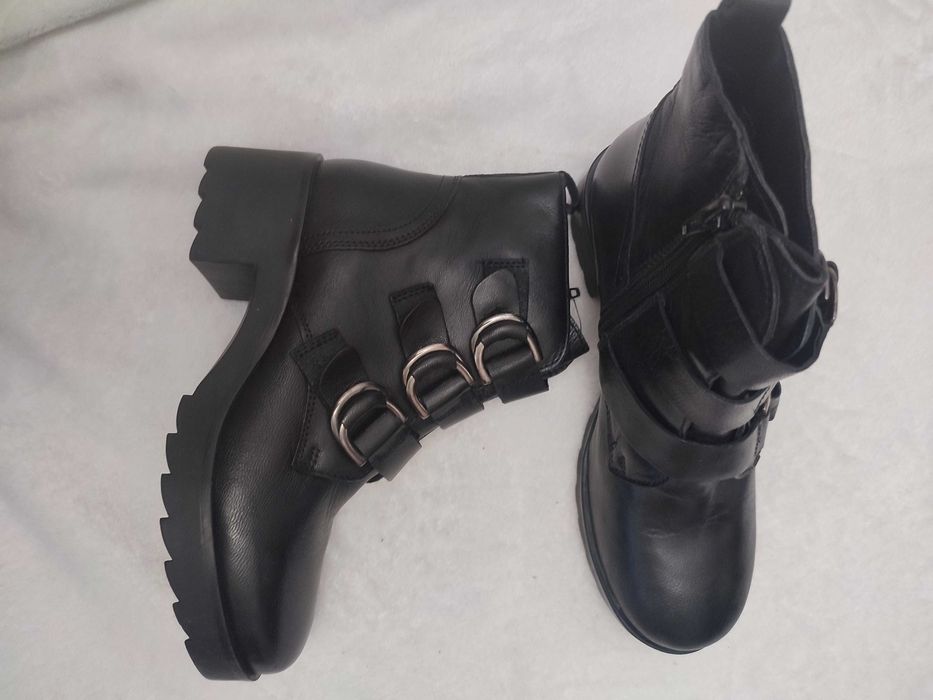 Ботинки новые кожаные осенние 37р