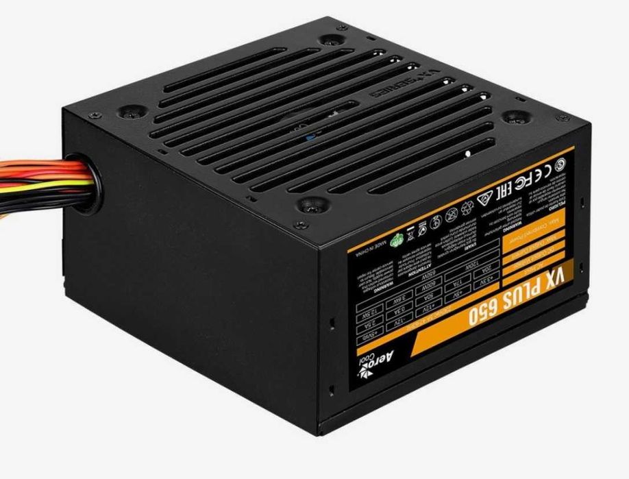 Zasilacz komputerowy Aerocool VX PLUS 650W 80+